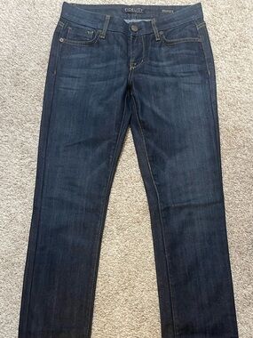 Fidelity Women's Dark Indigo Straight Jeans